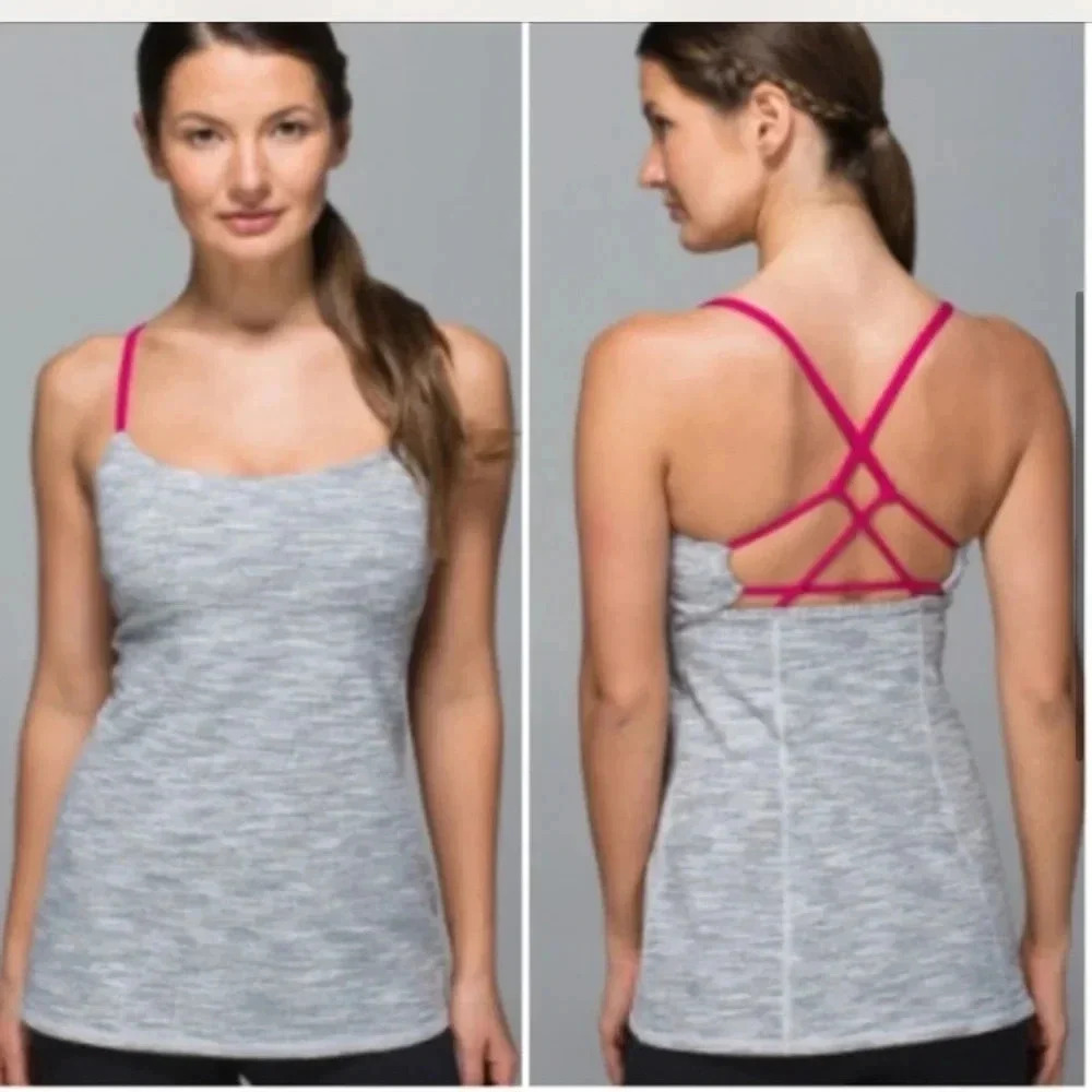 Lululemon dancing warrior strappy tank top
